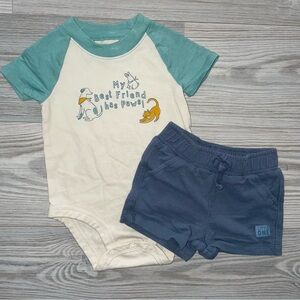Baby Boys Two-Piece Summer Outfit Size 6 Months